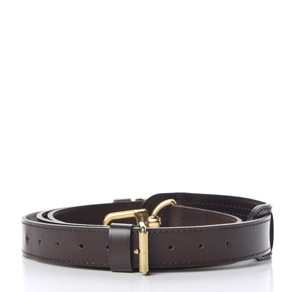 Louis Vuitton Calfskin 25mm Adjustable Shoulder Strap Brown 2 of 3