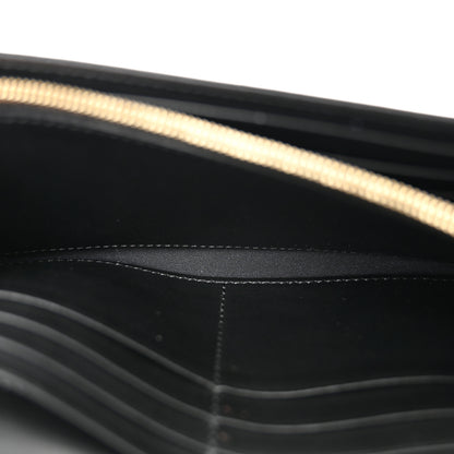 Fendi Vitello Liberty Century Lucido By The Way Continental Wallet On Chain Black 5 of 11