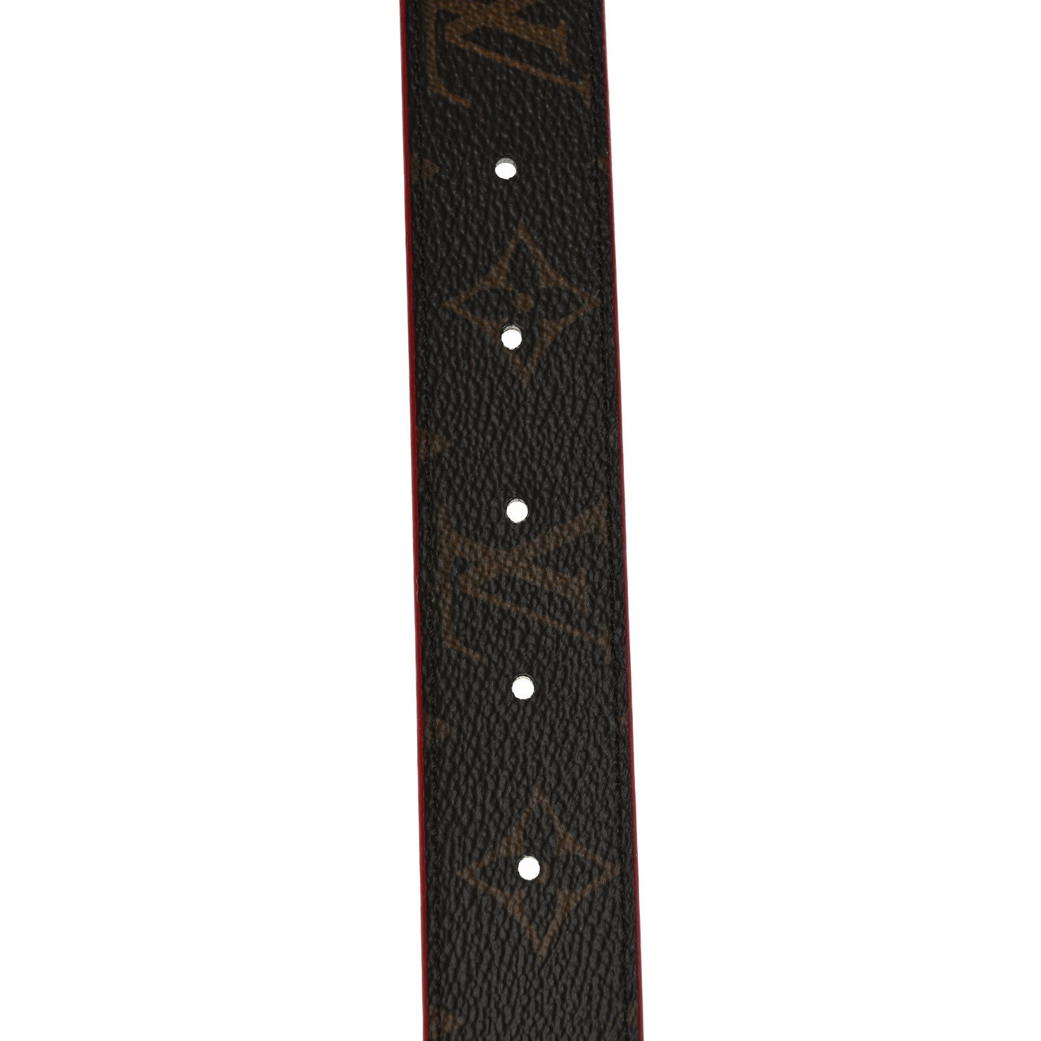 Louis Vuitton Monogram 30mm LV Initiales Reversible Belt 90 36 Coquelicot 4 of 4