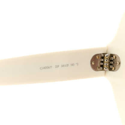 Celine Acetate Butterfly Sunglasses CL 40067I White 5 of 6