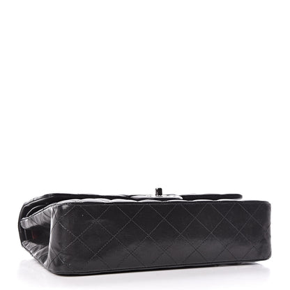 Chanel Lambskin Quilted Medium Double Flap Black 4 of 13