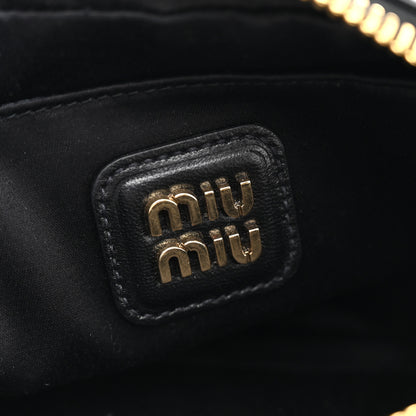 Miu Miu Nappa Matelasse Small Arcadie Black 6 of 9