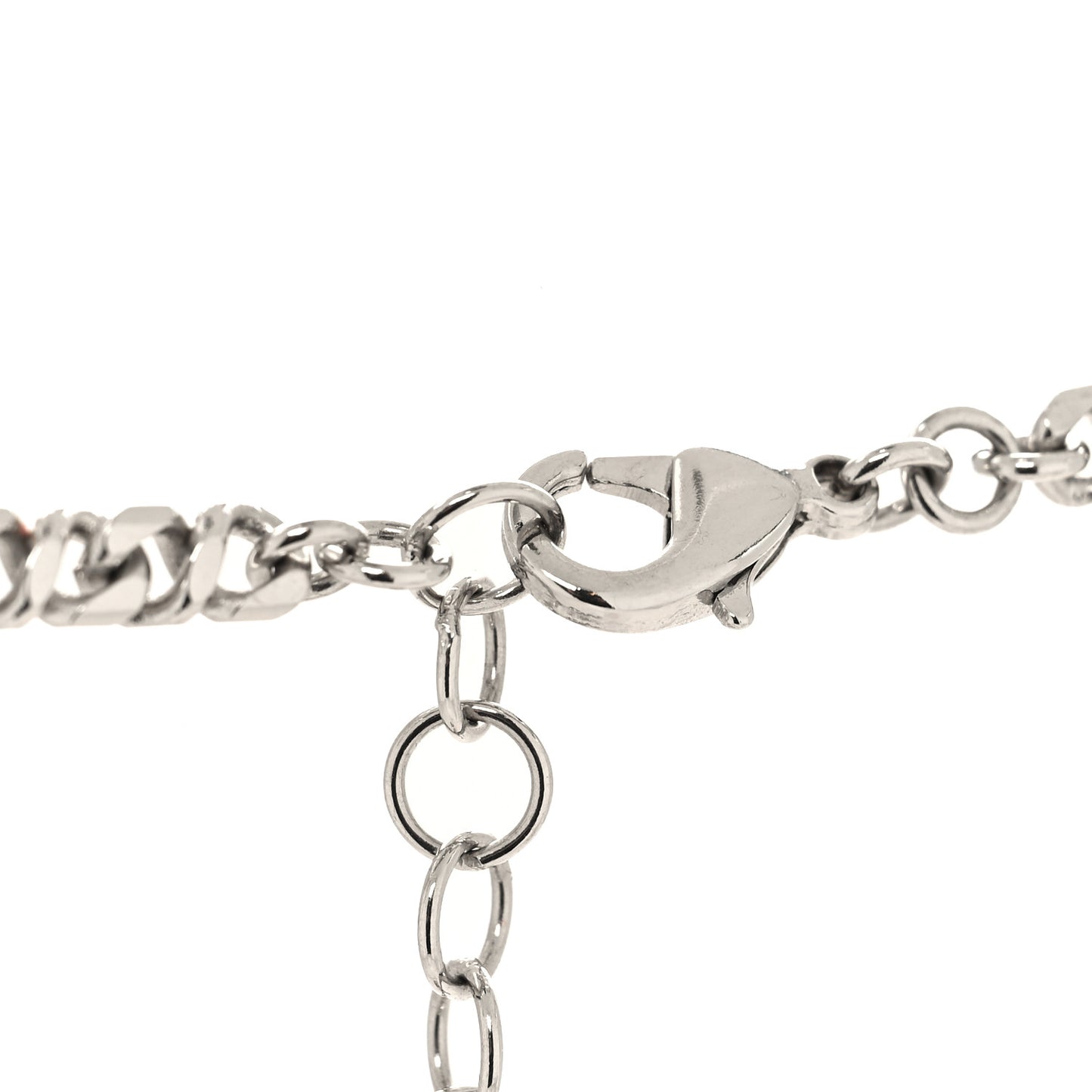 Pearl CC Star Long Necklace Silver