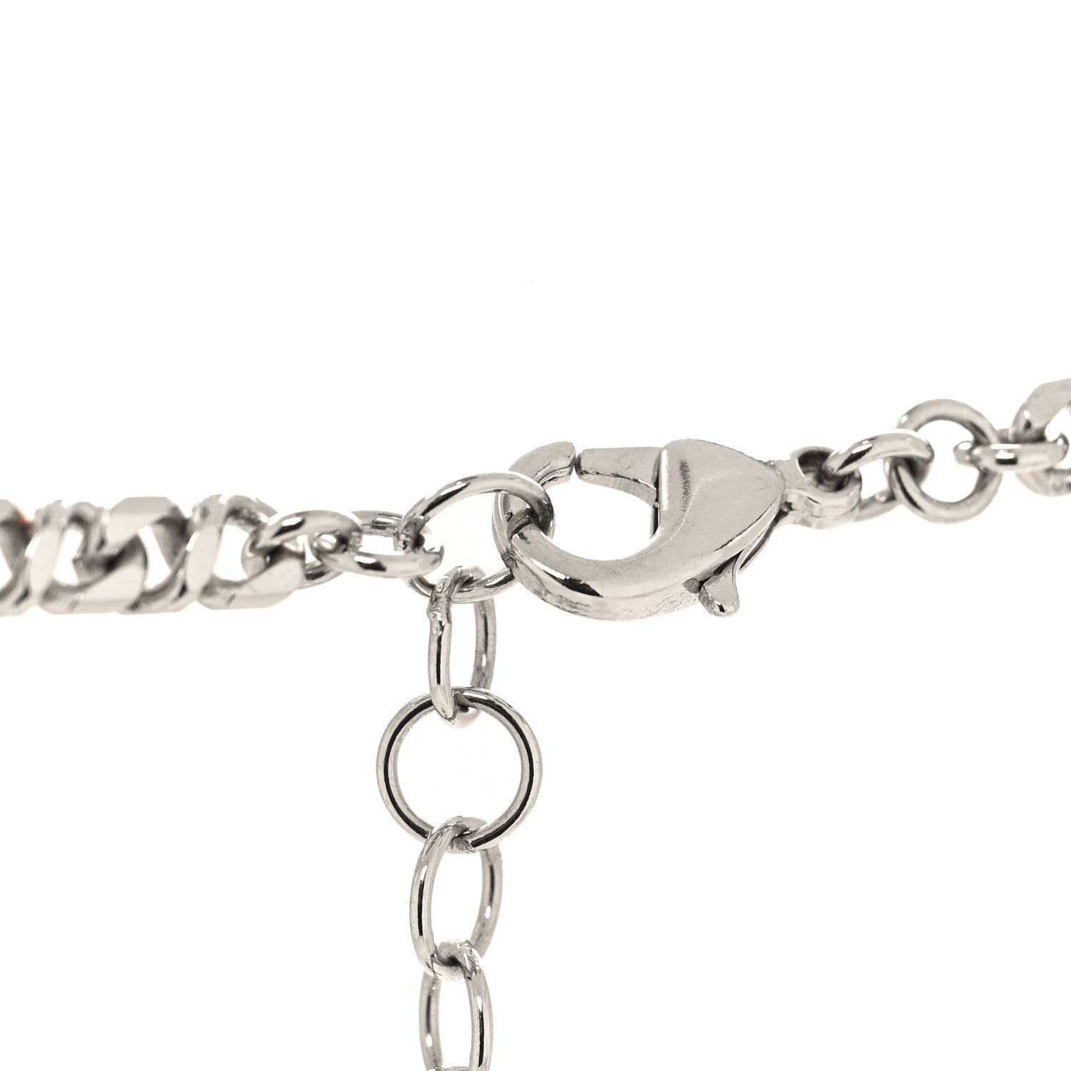 Chanel Pearl CC Star Long Necklace Silver 4 of 5