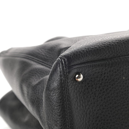 Chanel Calfskin Cerf Executive Shopper Tote Black 11 of 15