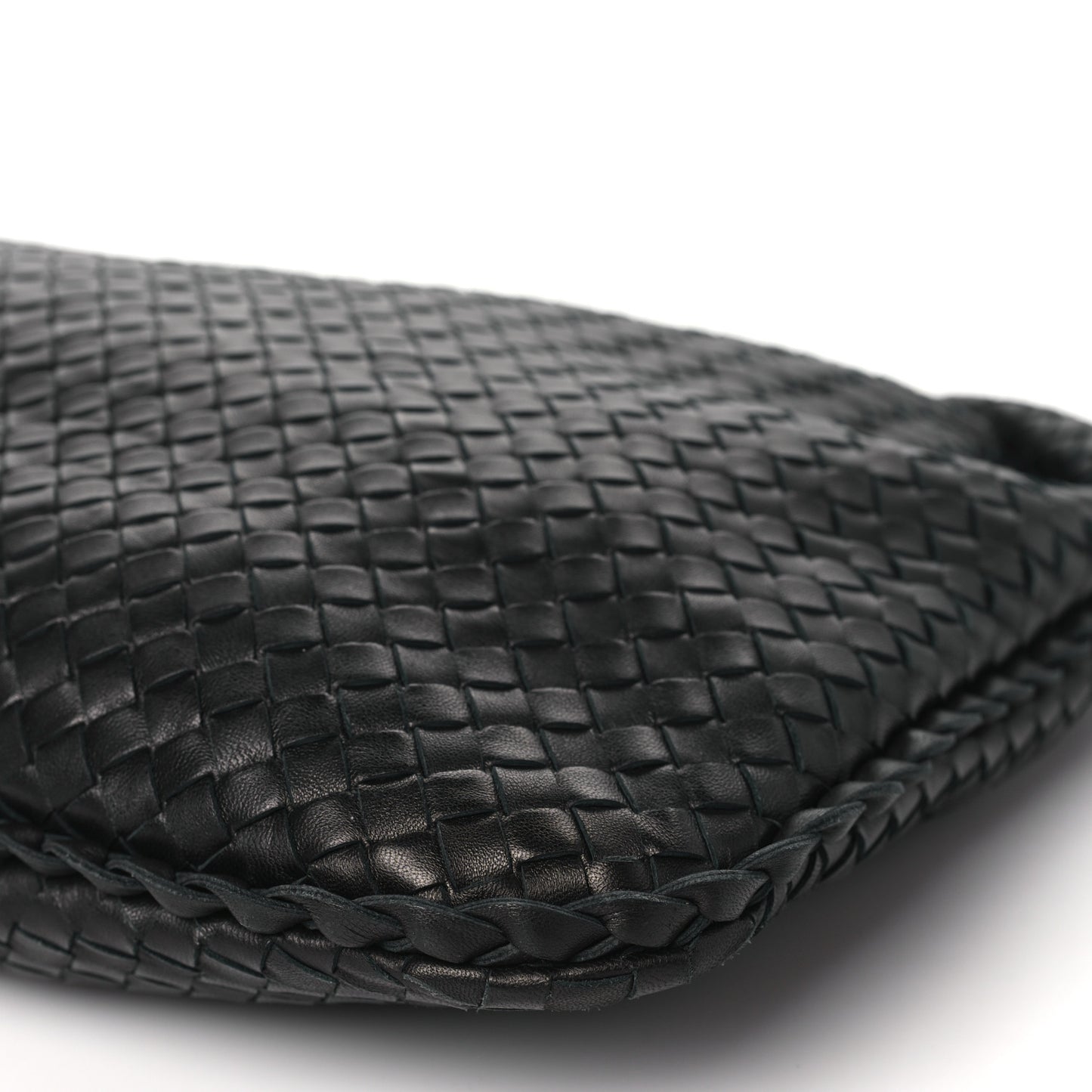 Nappa Intrecciato Large Veneta Hobo Ebano