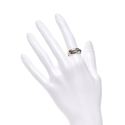 Cartier 18K Pink Yellow White Gold Classic Les Must De Trinity Ring 50 5.25 2 of 5
