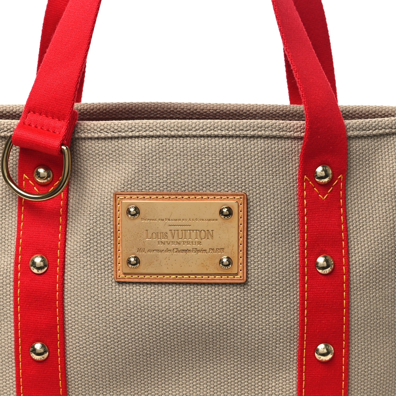 Louis Vuitton Toile Antigua Cabas MM Beige 8 of 11