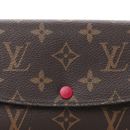 Louis Vuitton Monogram Emilie Wallet Fuchsia 8 of 8