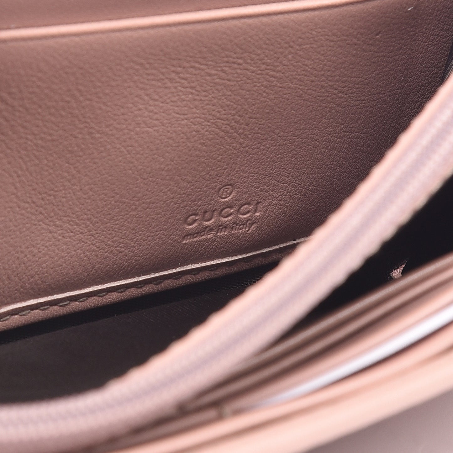 Guccissima Signature Microguccissima Bree Continental Wallet Dark Cipria