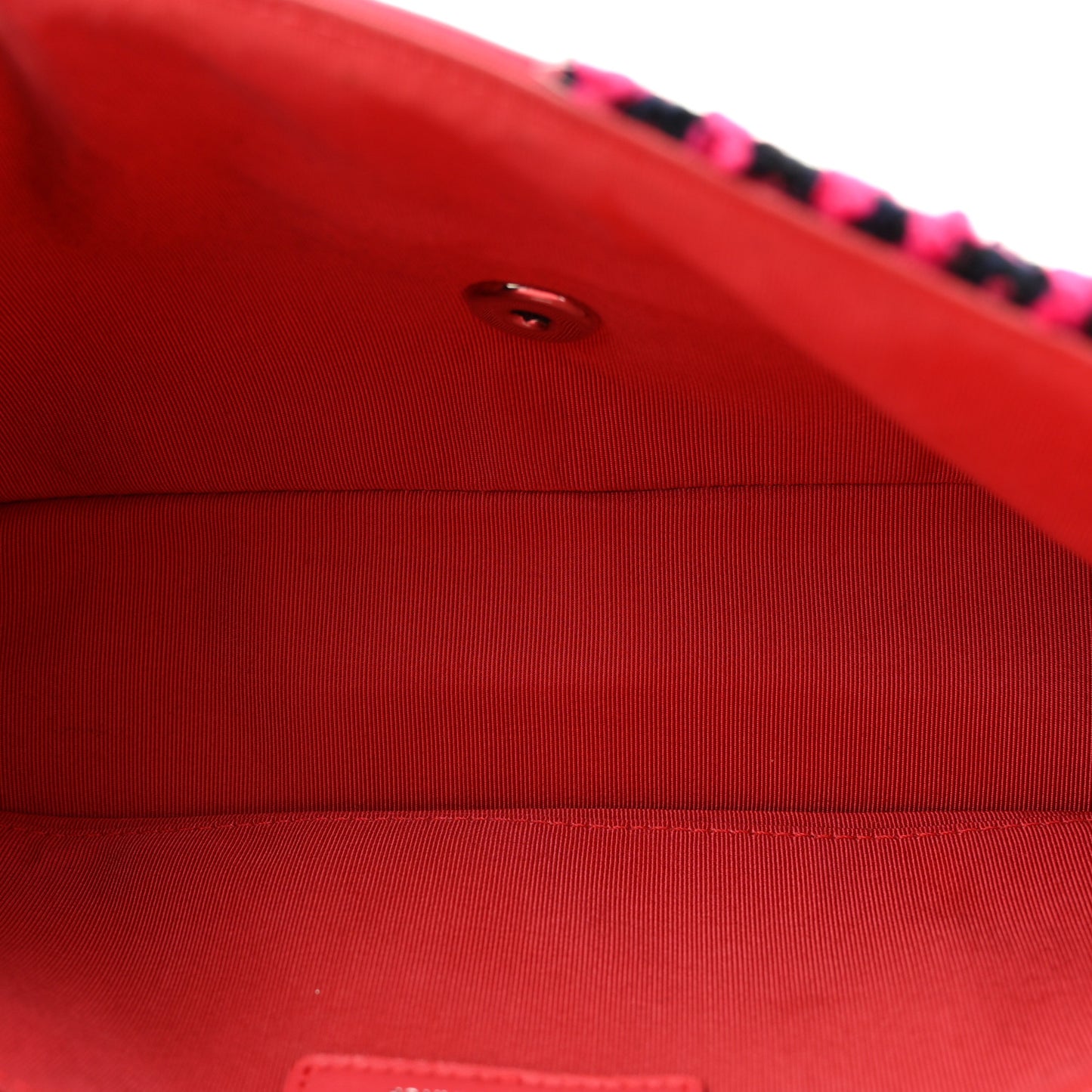 Tweed Patchwork Medium Single Flap Pink