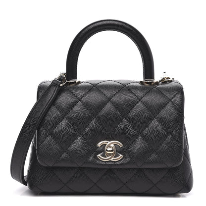 Chanel Caviar Quilted Extra Mini Coco Handle Flap Black 1 of 11