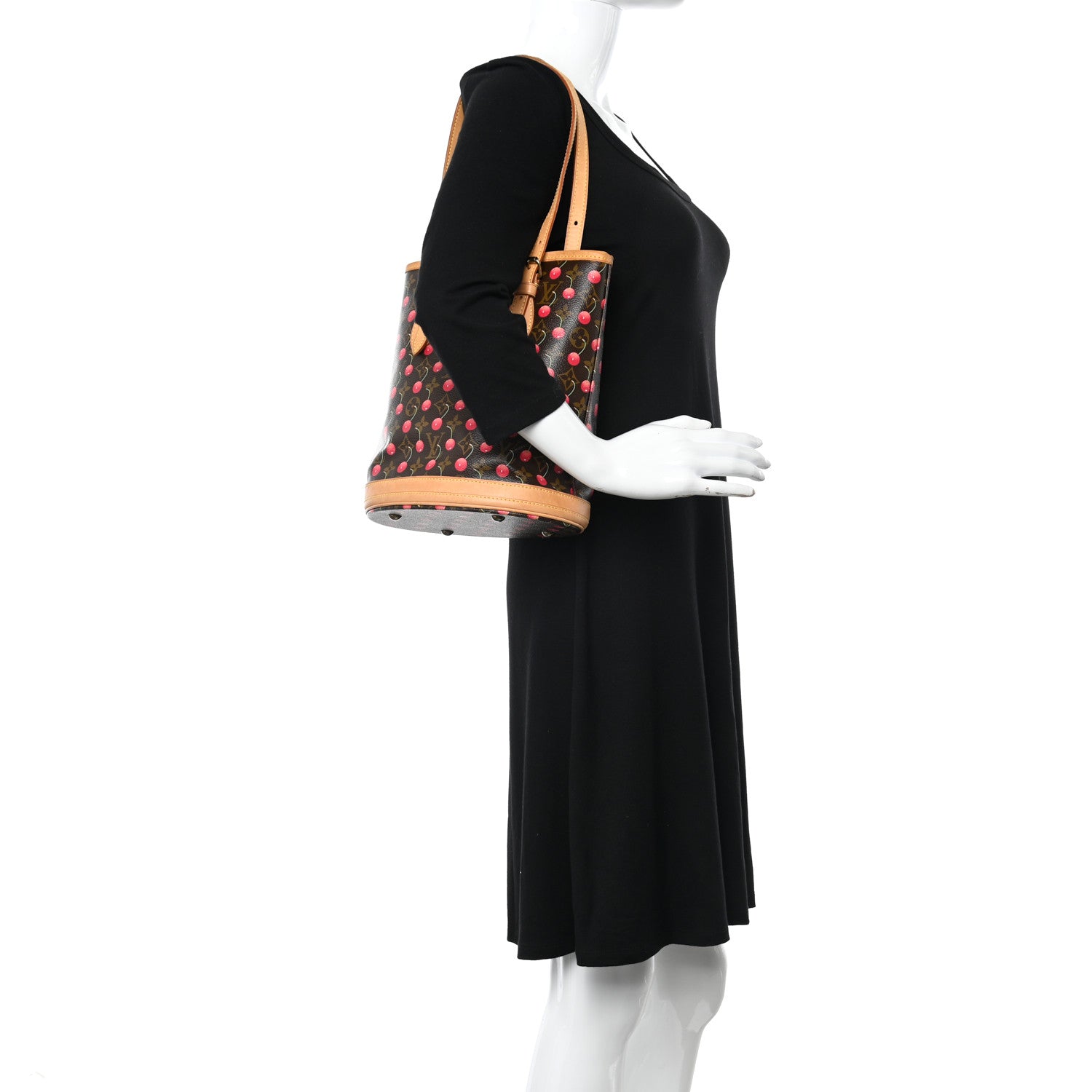 Louis Vuitton Monogram Cerises Bucket Bag 2 of 15