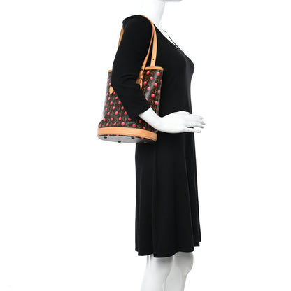 Louis Vuitton Monogram Cerises Bucket Bag 2 of 15