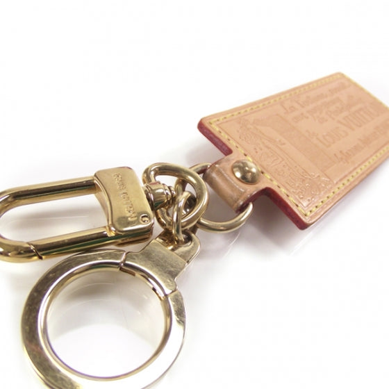 Louis Vuitton Logo Leather Key Chain Holder 6 of 6