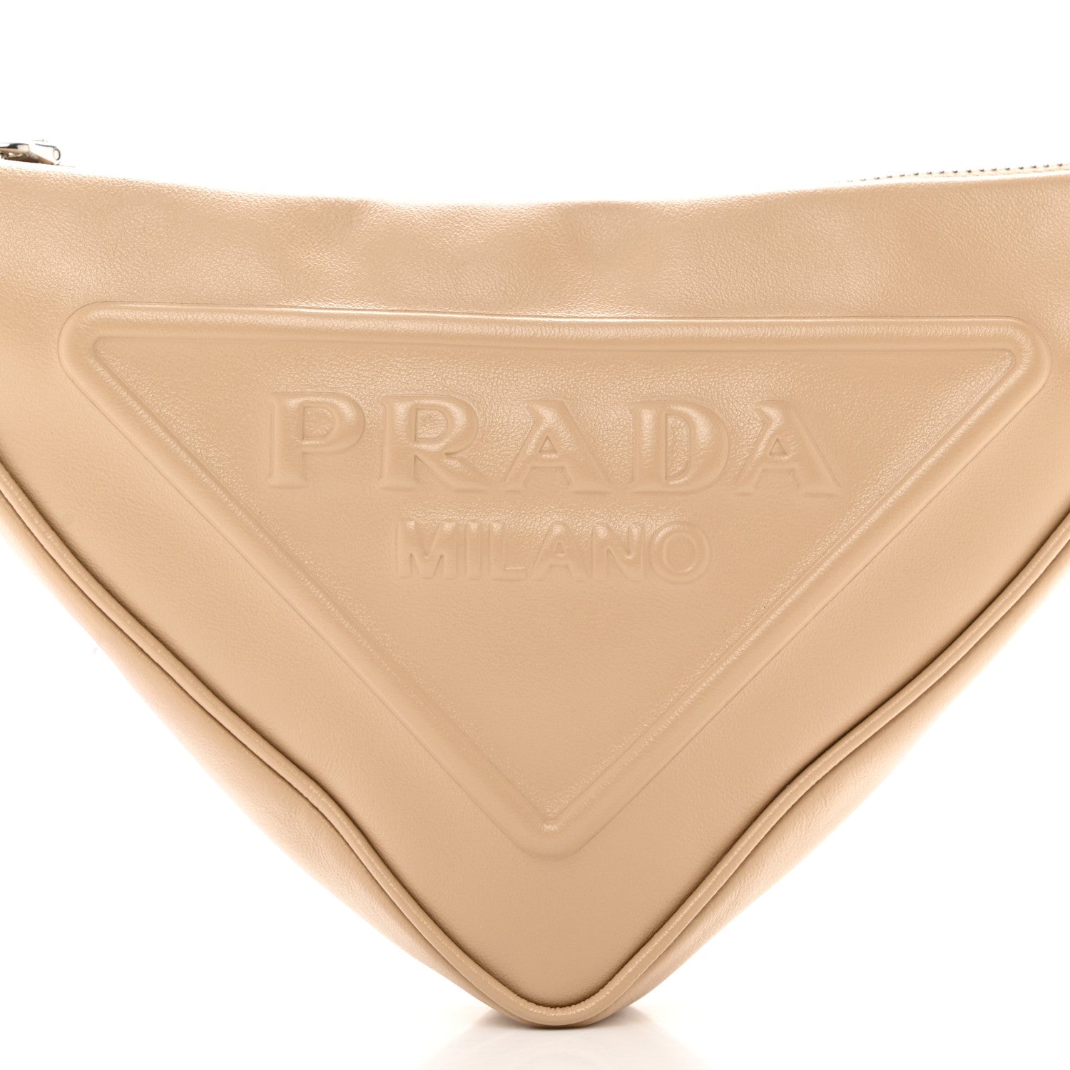 Prada Grace Lux Triangle Pouch Sabbia 9 of 11