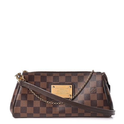 Louis Vuitton Damier Ebene Eva Clutch 1 of 14