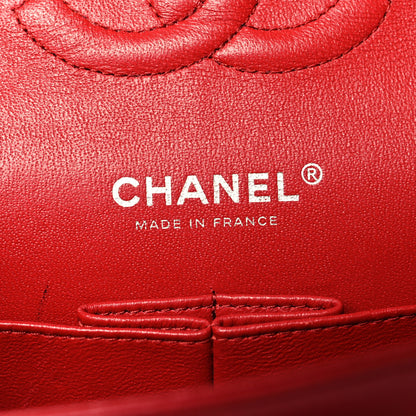 Chanel Lambskin Quilted Medium Double Flap Red 6 of 12