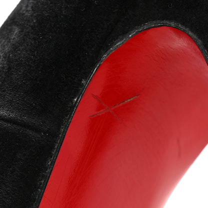 Christian Louboutin Veau Velours Bianca 140 Pumps 38.5 Black 12 of 13