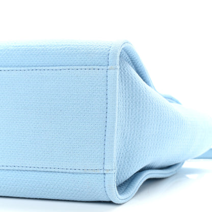 Chanel Mixed Fibers Small Deauville Tote Light Blue 10 of 11
