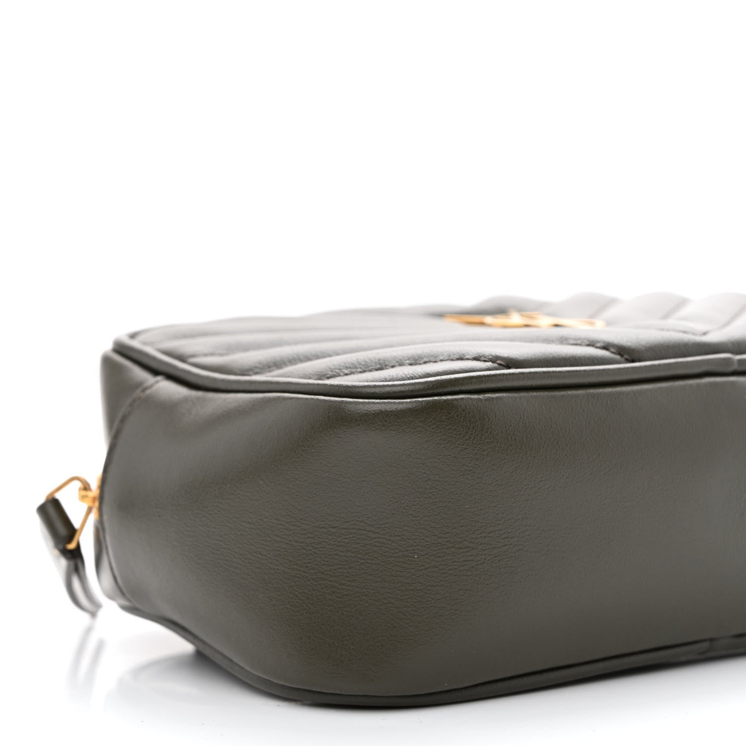 Saint Laurent Calfskin Matelasse Monogram Lou Belt Bag Storm 9 of 11