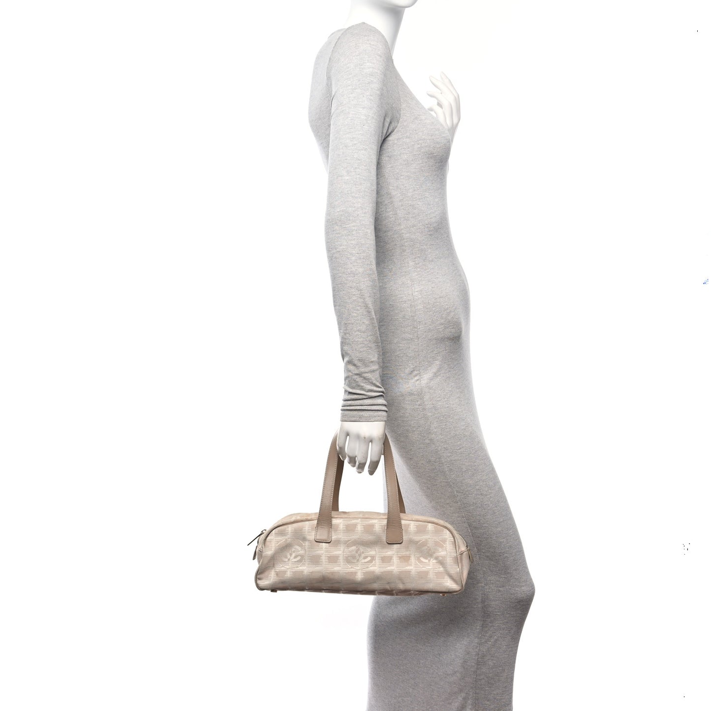 Nylon Travel Bowler Beige