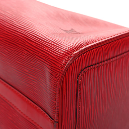 Louis Vuitton Epi Speedy 25 Castillan Red 10 of 13