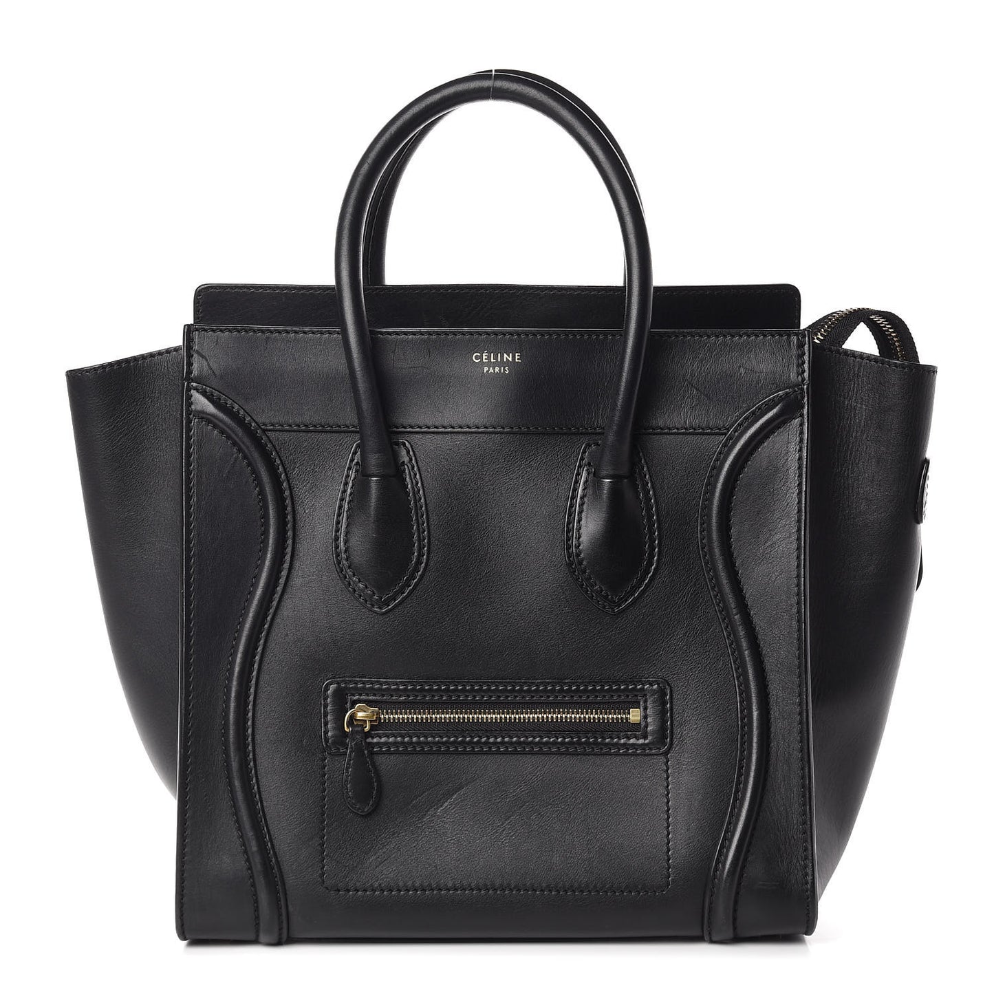 Smooth Calfskin Mini Luggage Black