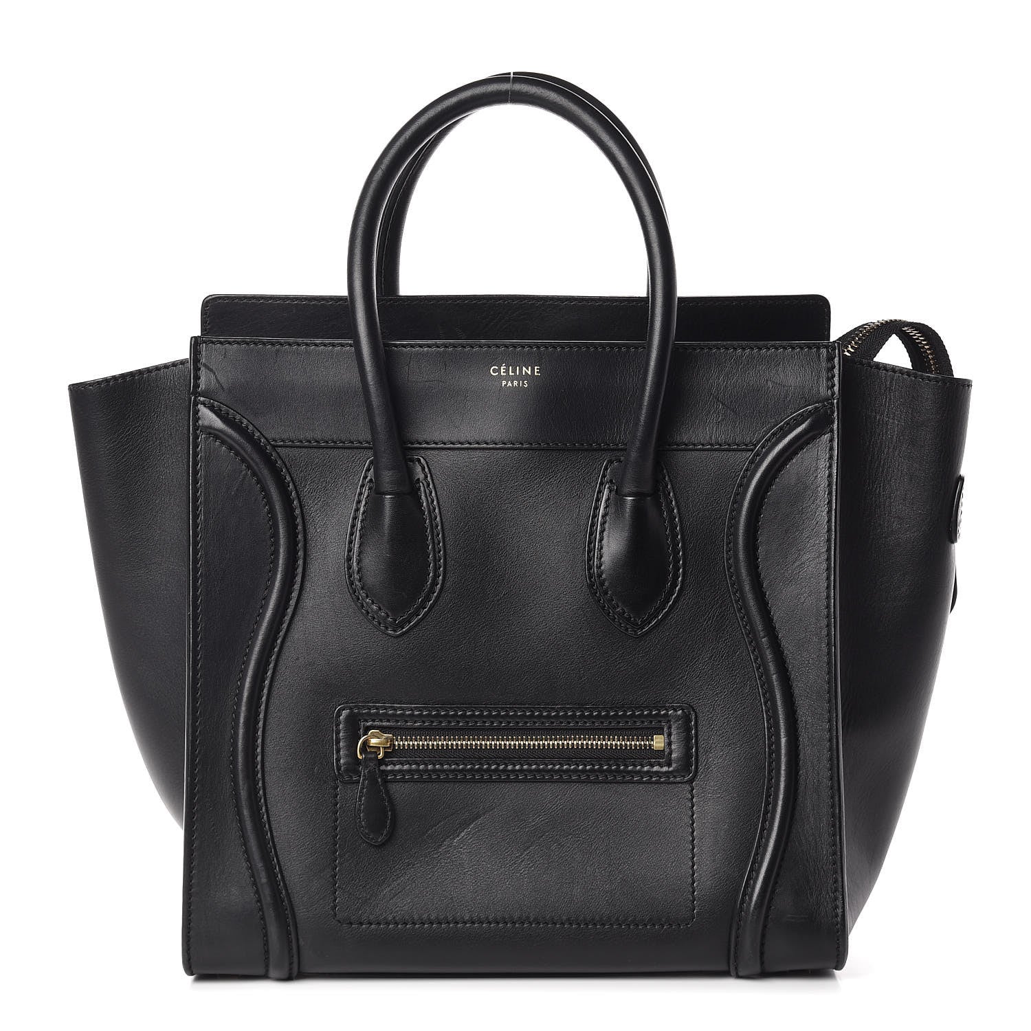 Celine Smooth Calfskin Mini Luggage Black 1 of 20