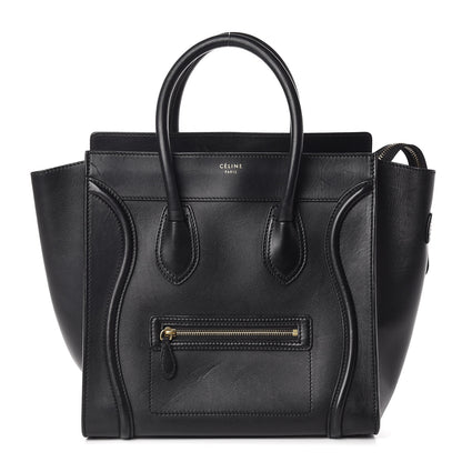Celine Smooth Calfskin Mini Luggage Black 1 of 20
