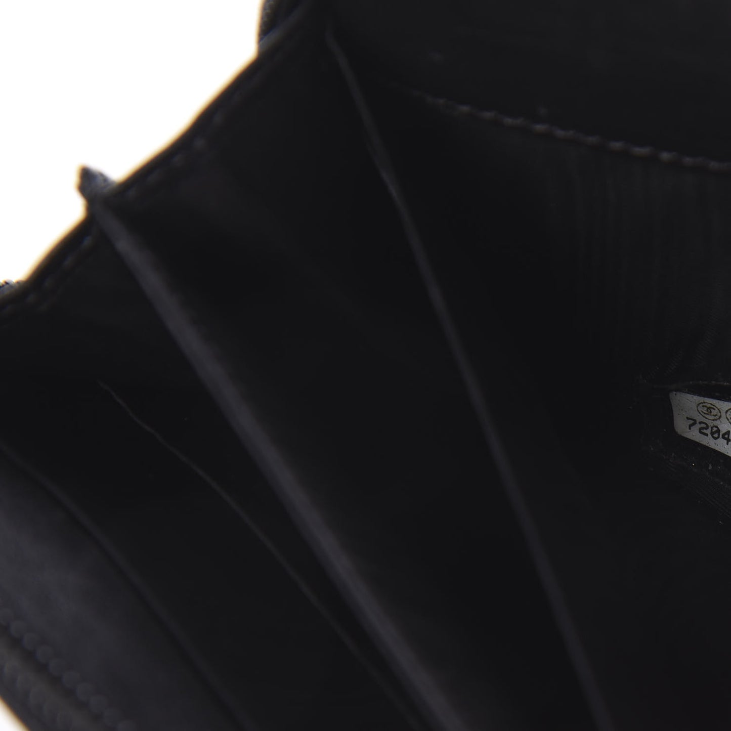 Caviar Large Timeless CC Zip Around Wallet Black