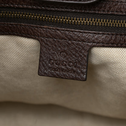 Gucci Monogram Medium GG Running Tote Dark Brown 6 of 19