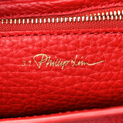 3.1 Phillip Lim Textured Calfskin Mini Pashli Satchel Red 7 of 11