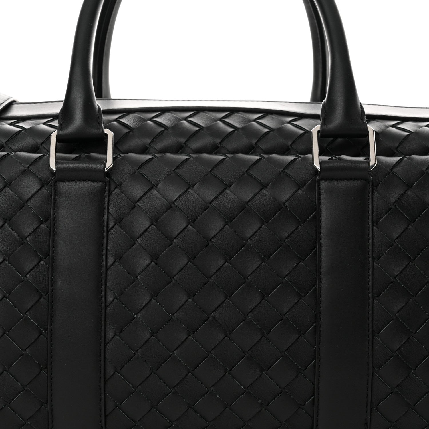 Bottega Veneta Nappa Intrecciato Gym Bag Black 6 of 11