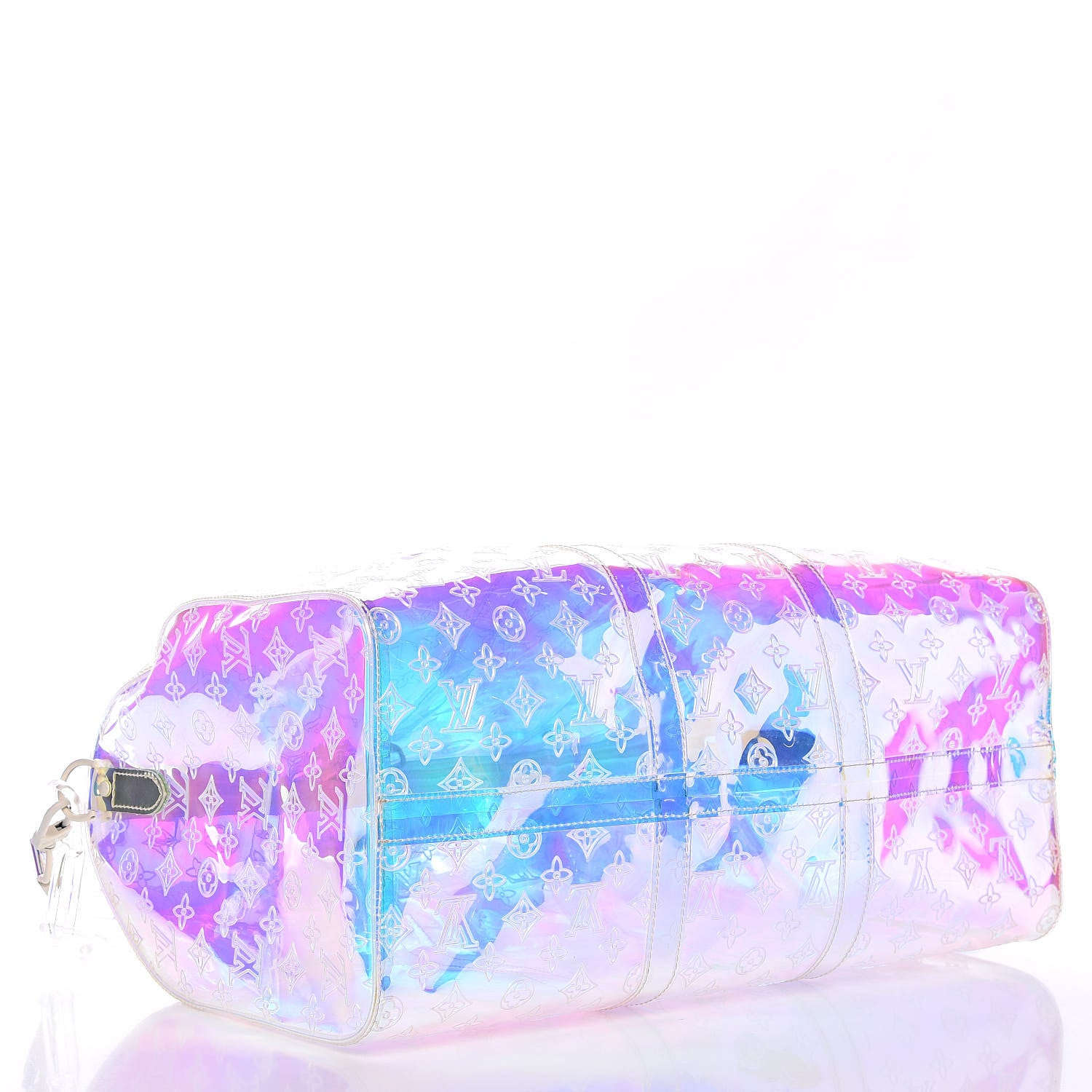 Louis Vuitton PVC Monogram Keepall Bandouliere 50 Iridescent Prism 4 of 11
