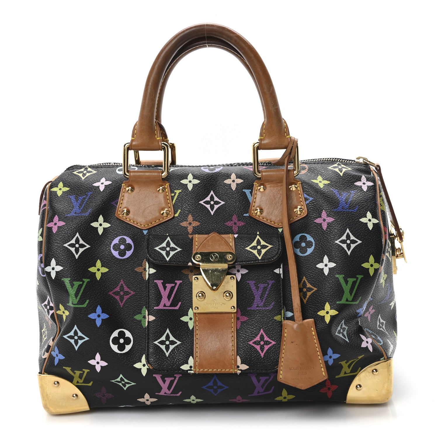 Louis Vuitton Monogram Multicolor Speedy 30 Black 1 of 9
