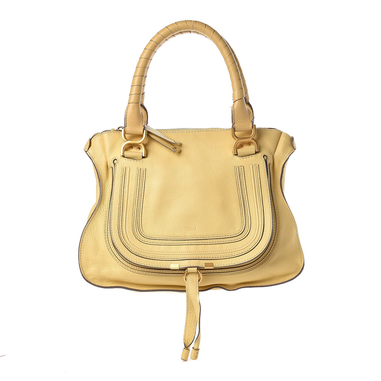 Chloe Calfskin Medium Marcie Satchel Sunlight 1 of 16