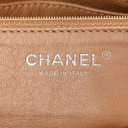 Chanel Caviar Quilted CC Timeless Bowler Dark Beige 5 of 9