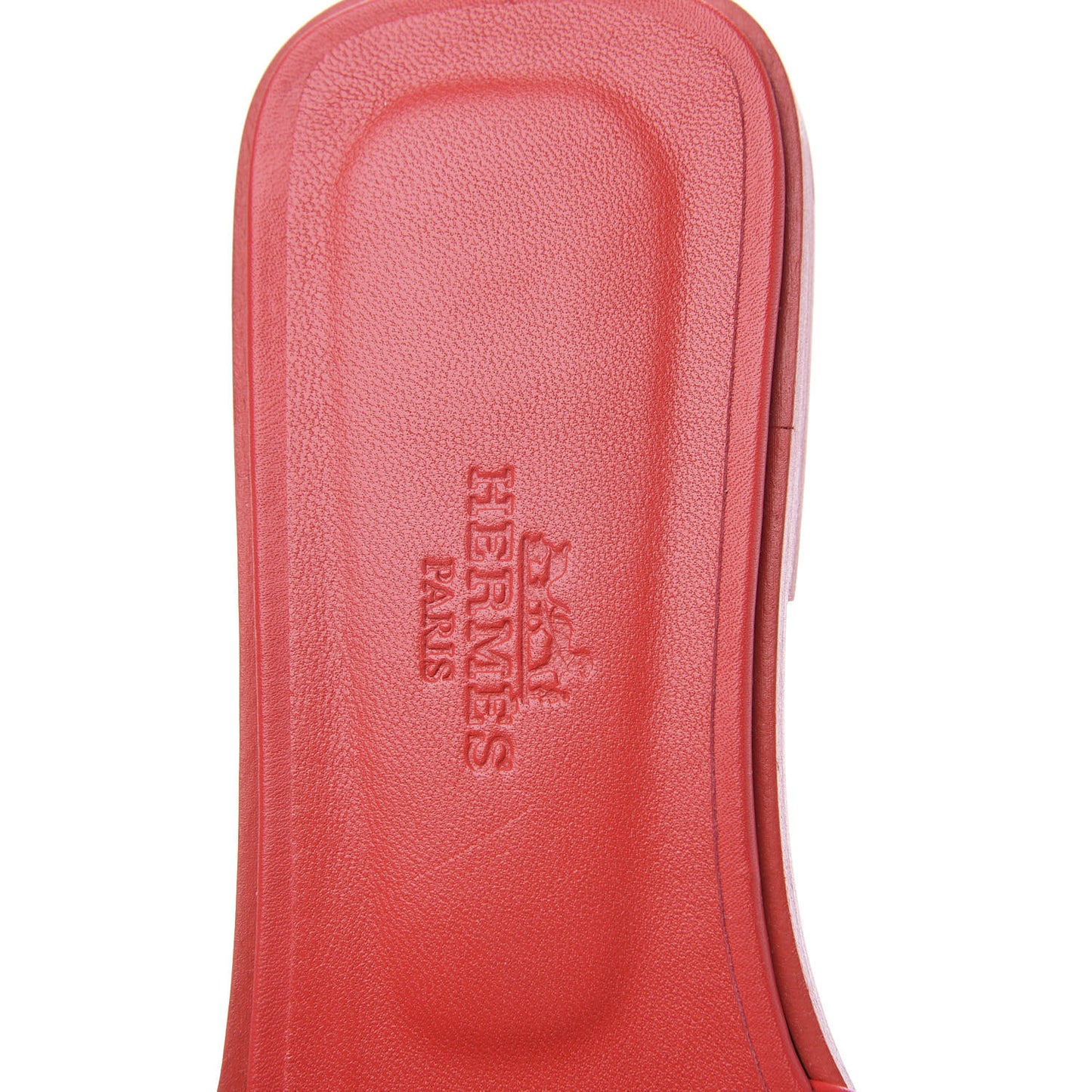 Calfskin Oran Sandals 36 Red