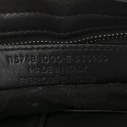 Balenciaga Ribbed Neoprene Classic Silver Hardware City Black 7 of 12