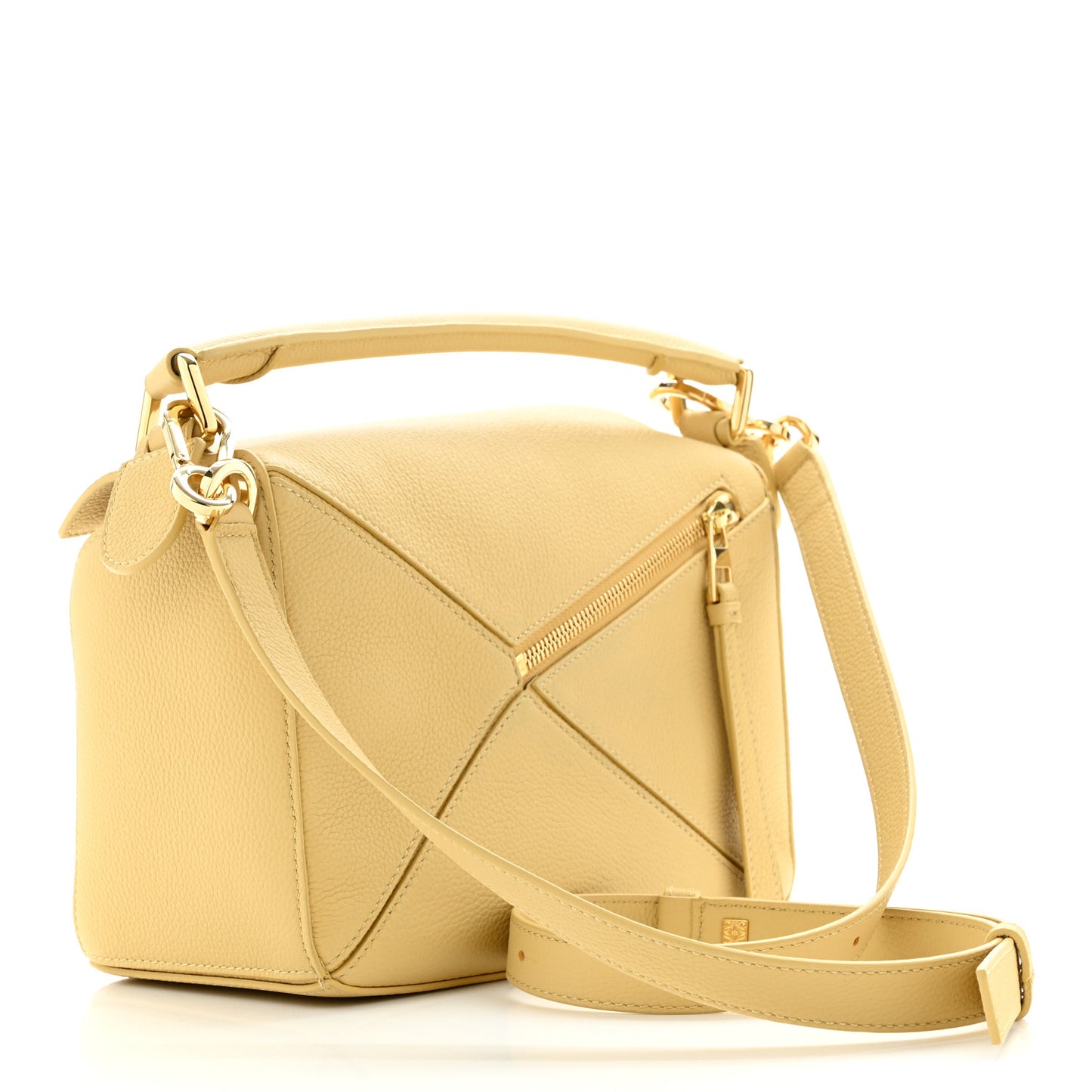 Calfskin Small Puzzle Bag Dark Butter