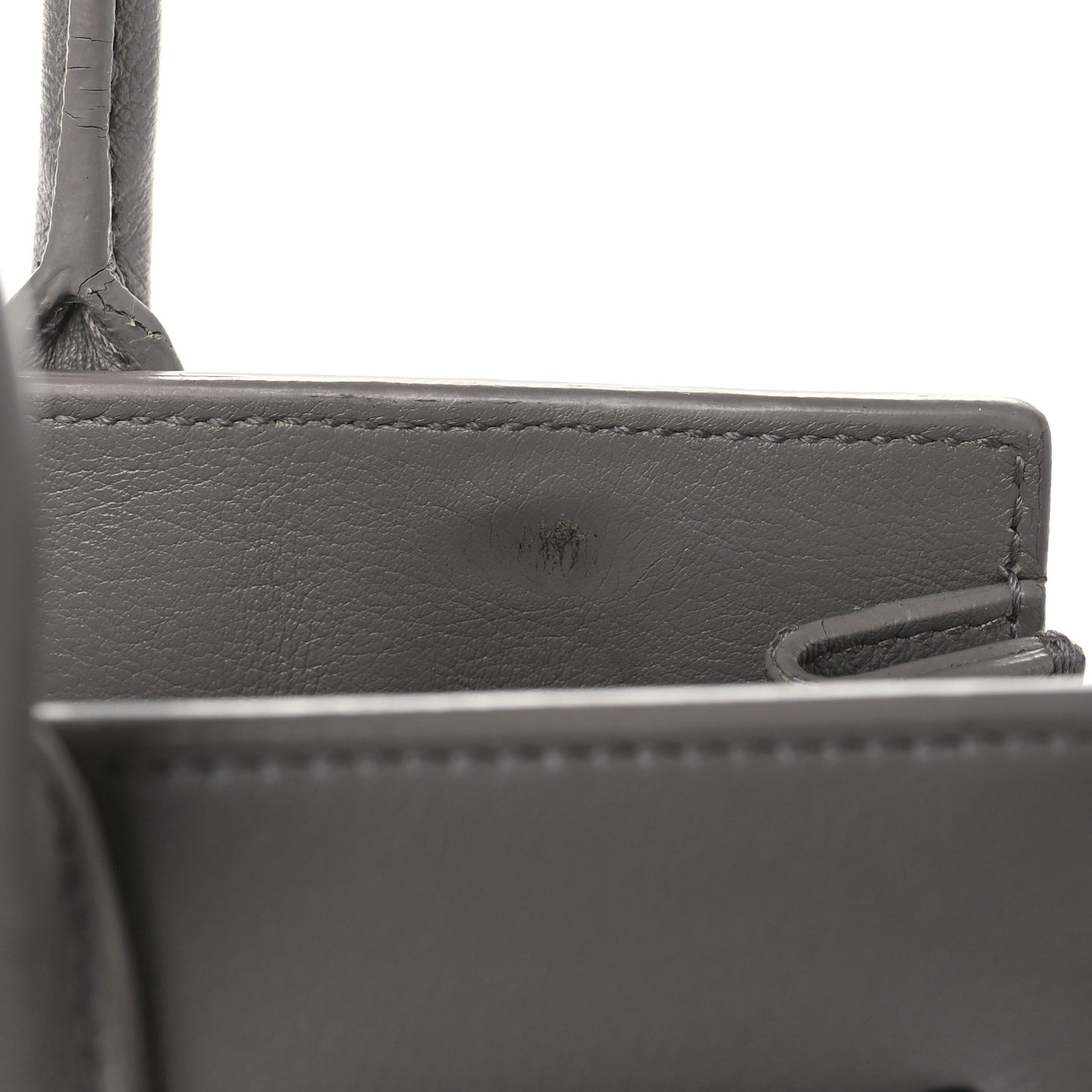 Calfskin Nano Sac De Jour Fog