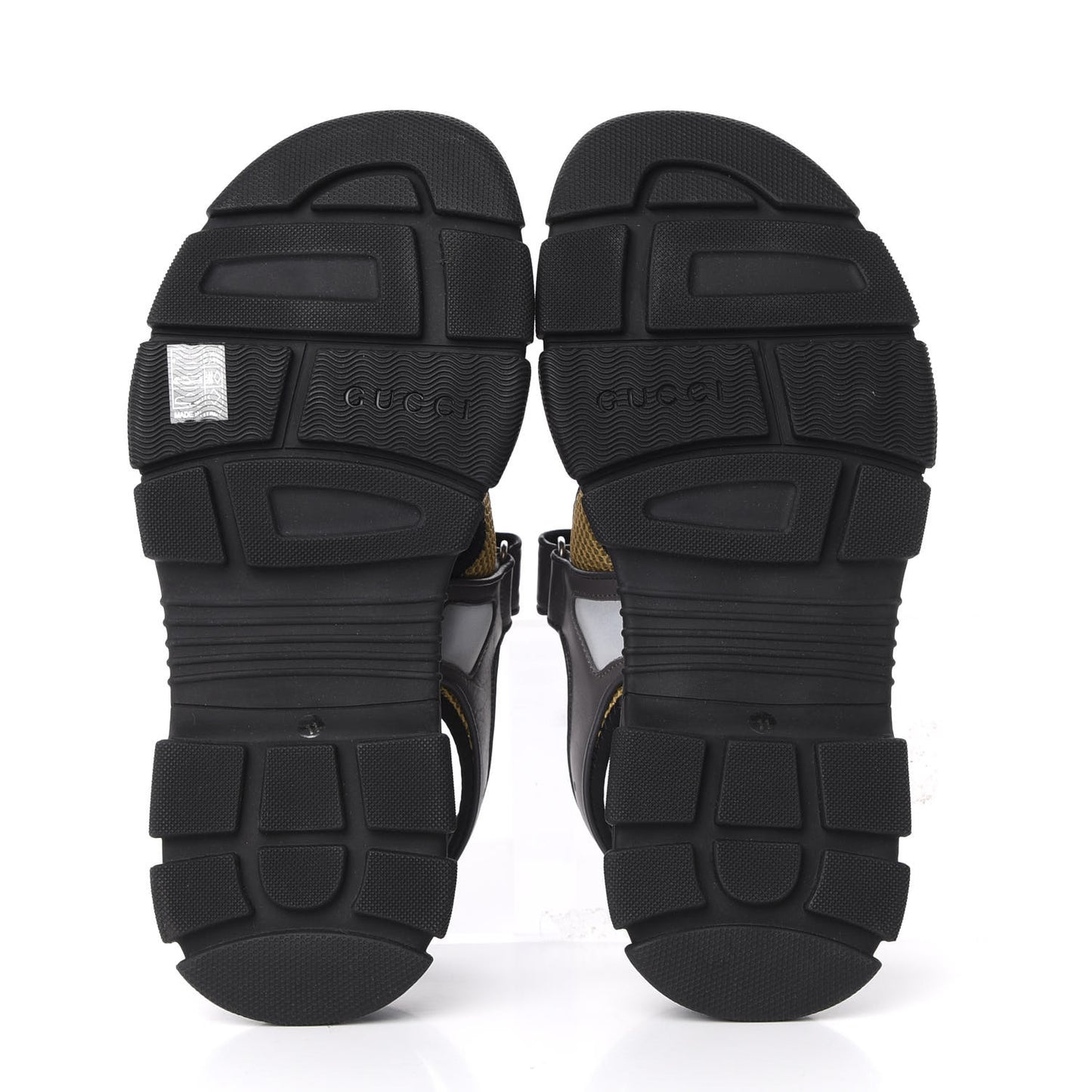 X SEGA Nappa Mesh Mens Aguru Sandals 11 Loess Black