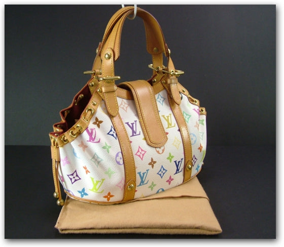 Monogram Multicolor Theda GM White