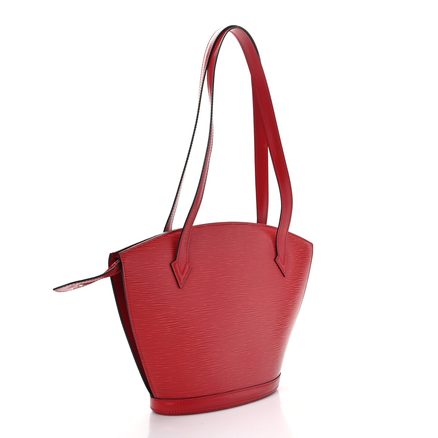 Epi Saint Jacques PM Long Straps Red