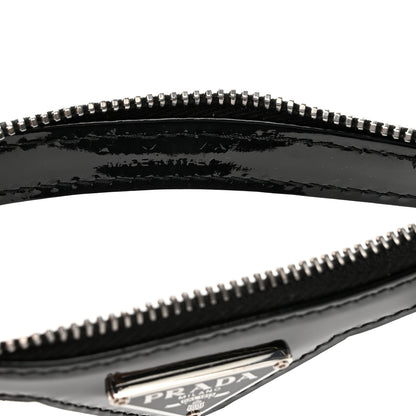 Prada Vernice PVC Card Holder Black 6 of 7