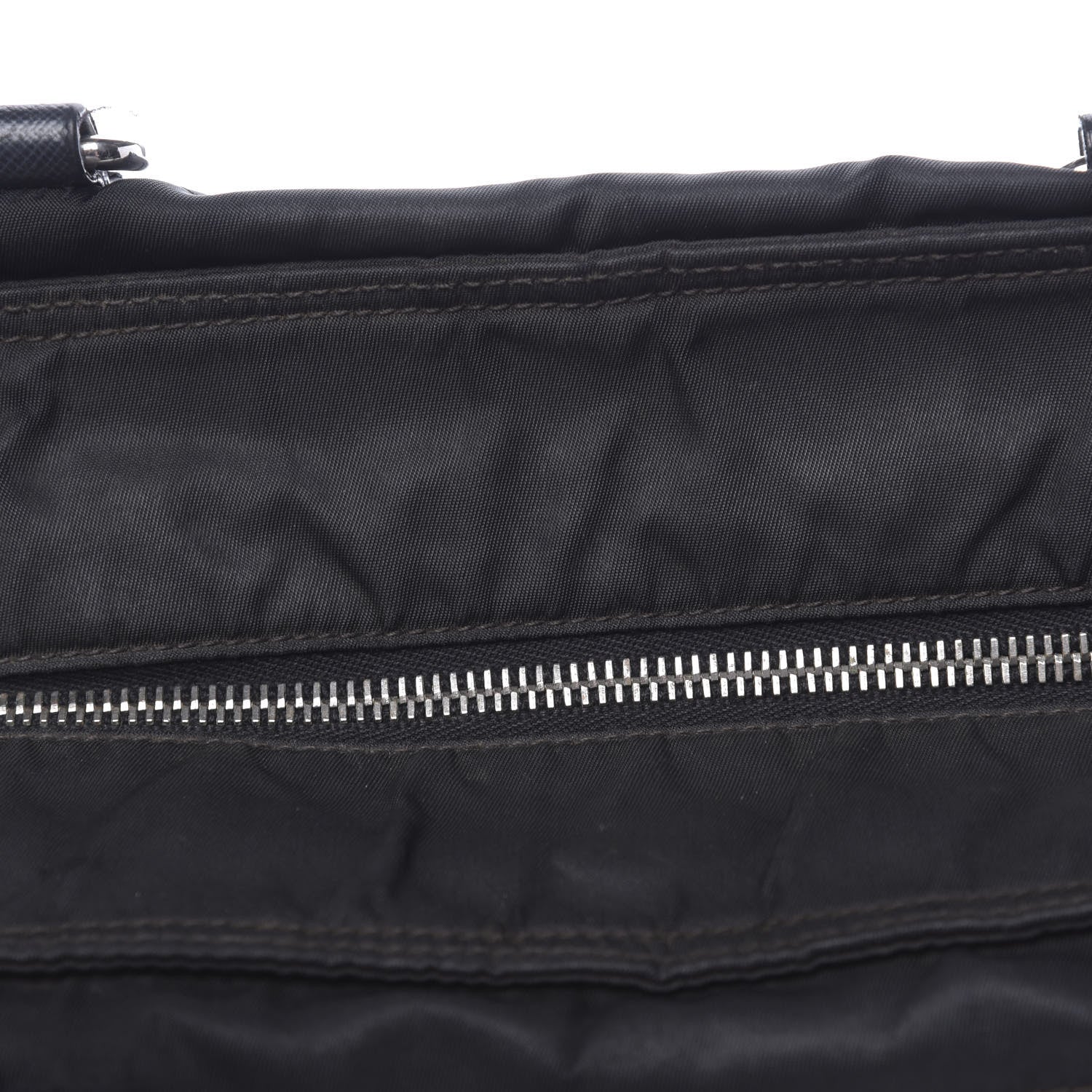 Prada Saffiano Tessuto Nylon Tote Black 8 of 22