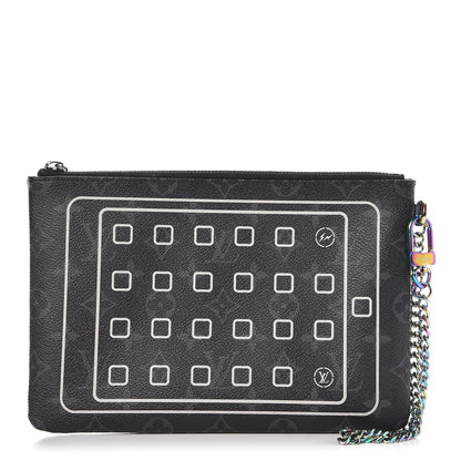 Louis Vuitton Monogram Eclipse Fragment Design iPad Pouch 1 of 8