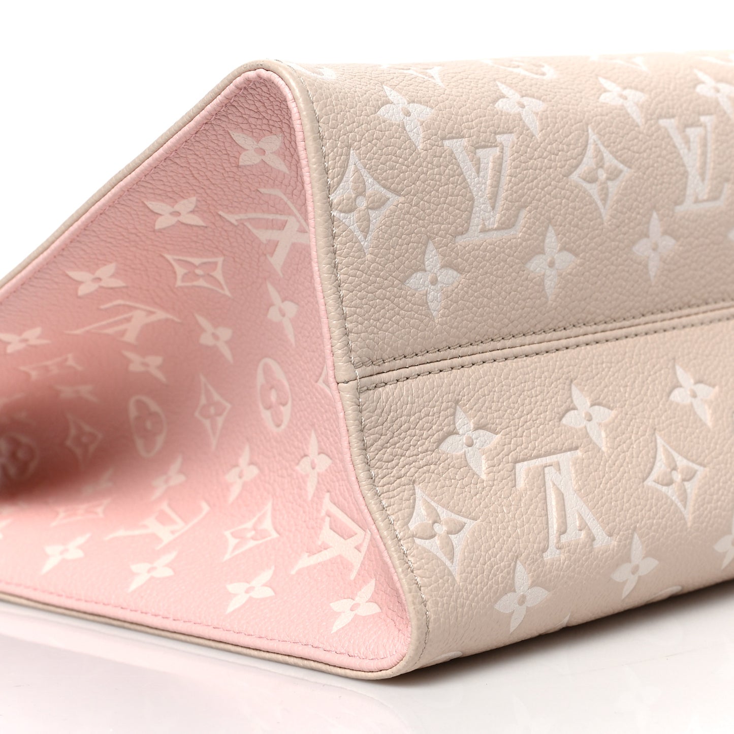 Empreinte Monogram Spring In The City Onthego MM Beige Pink Yellow