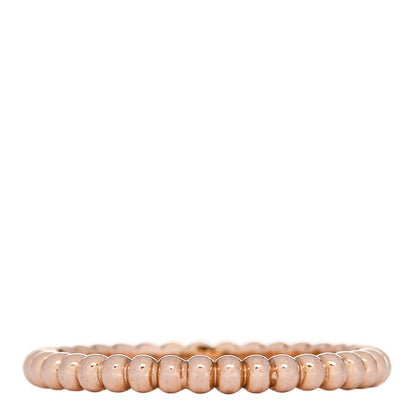 Van Cleef & Arpels 18K Rose Gold Small Perlee Ring 53 6.5 3 of 5